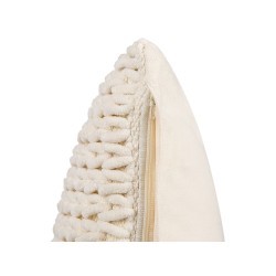 Zestaw 2 poduszek dekoracyjnych OXALIS 45 x 45 cm Beżowy Jednolity