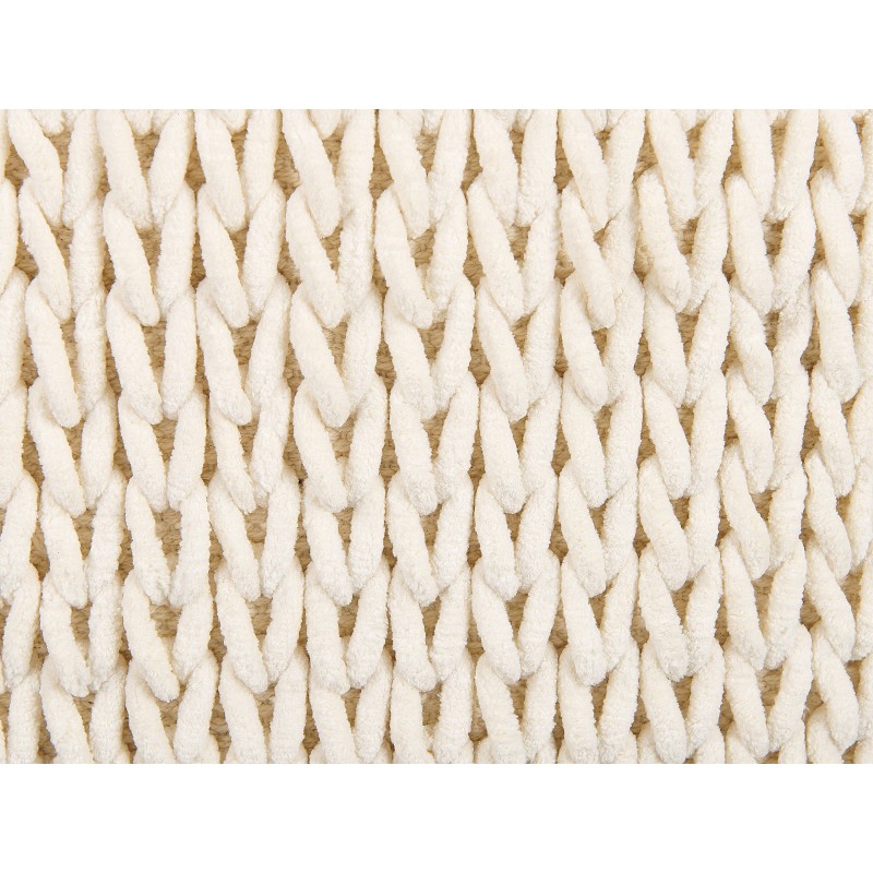 Zestaw 2 poduszek dekoracyjnych OXALIS 45 x 45 cm Beżowy Jednolity