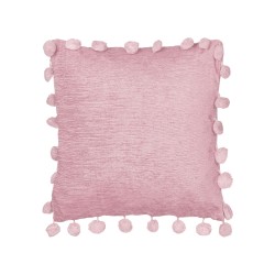 Zestaw 2 poduszek dekoracyjnych JASMINE 45 x 45 cm Różowy Jednolity