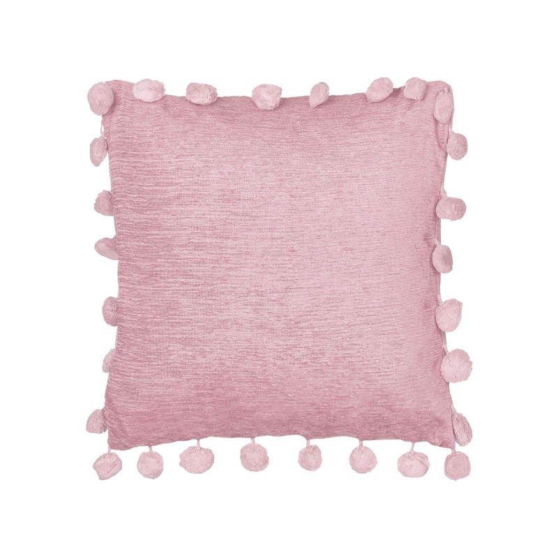Zestaw 2 poduszek dekoracyjnych JASMINE 45 x 45 cm Różowy Jednolity