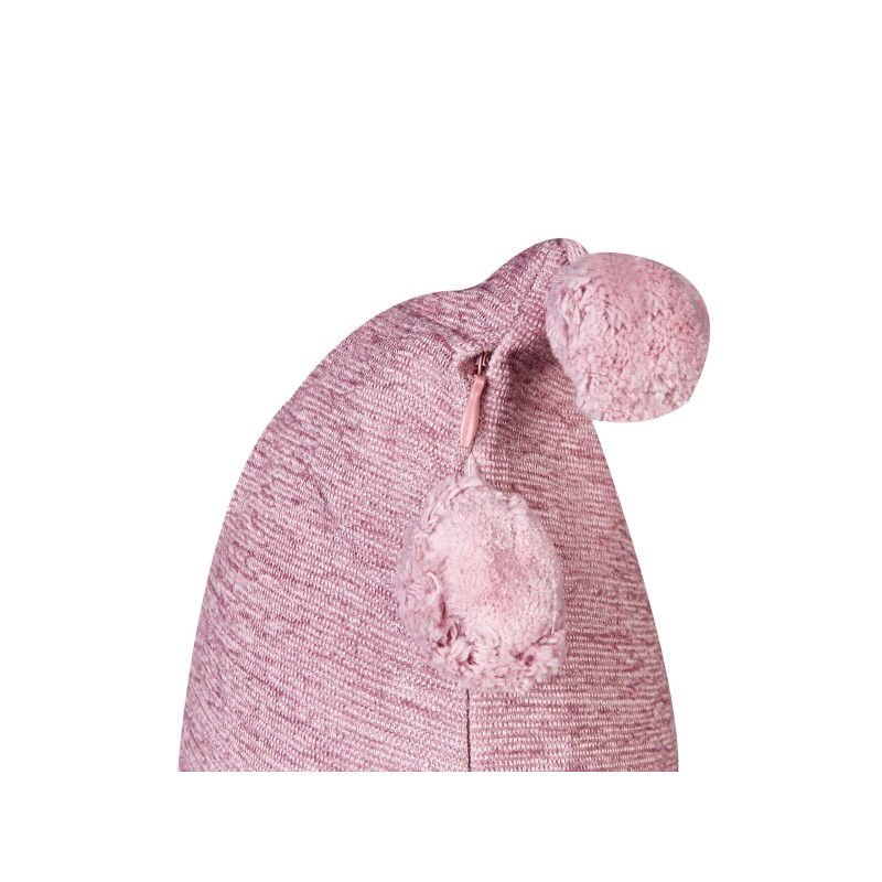 Zestaw 2 poduszek dekoracyjnych JASMINE 45 x 45 cm Różowy Jednolity