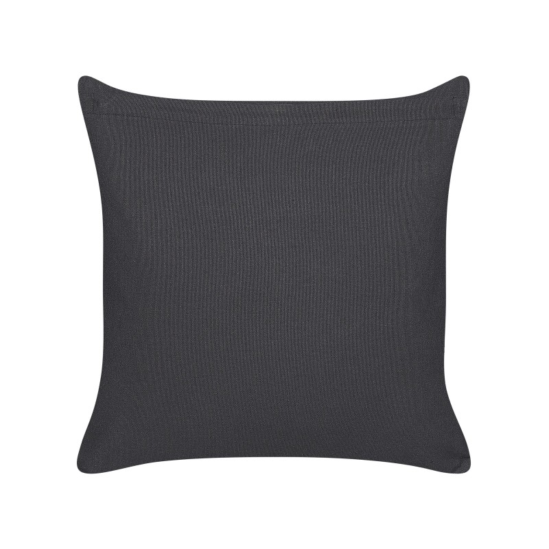 Poduszka dekoracyjna BENZOIN Bawełna 45 x 45 cm Czarny Wzór geometryczny