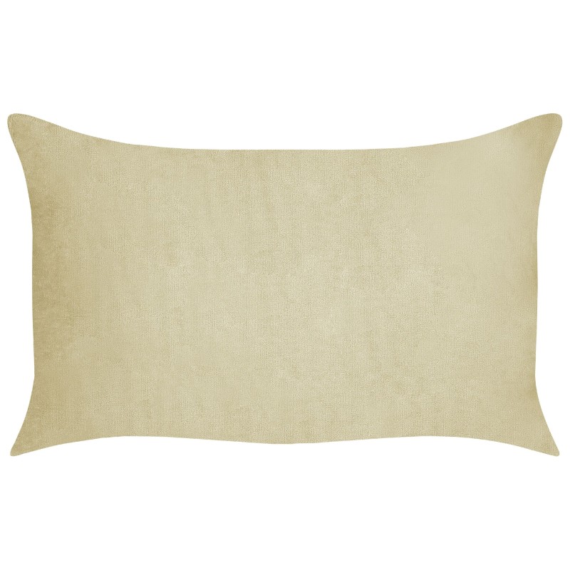 Zestaw 2 poduszek dekoracyjnych MILLET Sztruks 30 x 50 cm Oliwkowy Wzór geometryczny