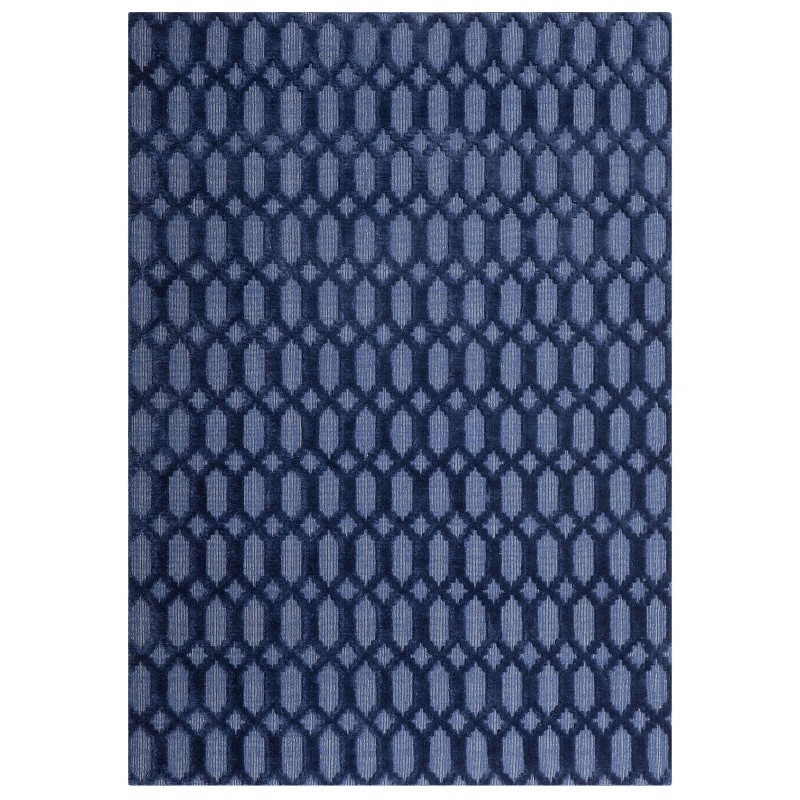 Dywan wiskozowy 160 x 230 cm niebieski CIZRE