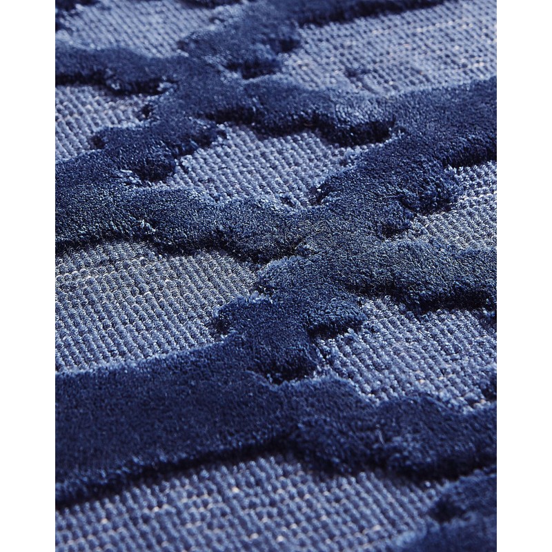 Dywan wiskozowy 160 x 230 cm niebieski CIZRE