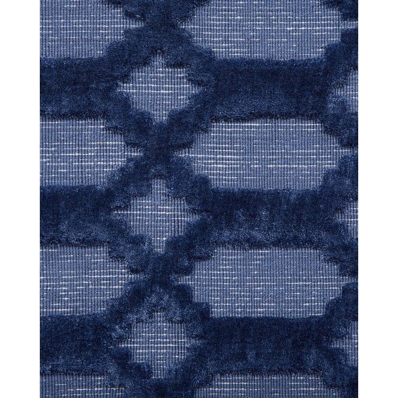 Dywan wiskozowy 160 x 230 cm niebieski CIZRE