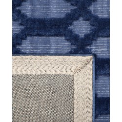 Dywan wiskozowy 160 x 230 cm niebieski CIZRE