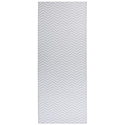 Dywan 80 x 200 cm biało-szary SAIKHEDA