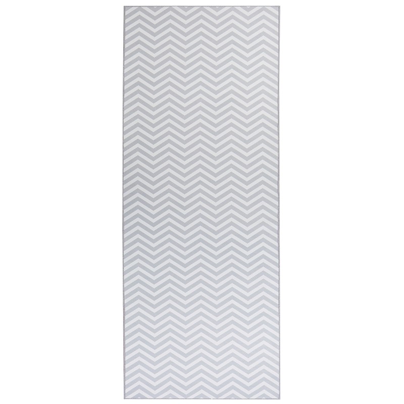 Dywan 80 x 200 cm biało-szary SAIKHEDA