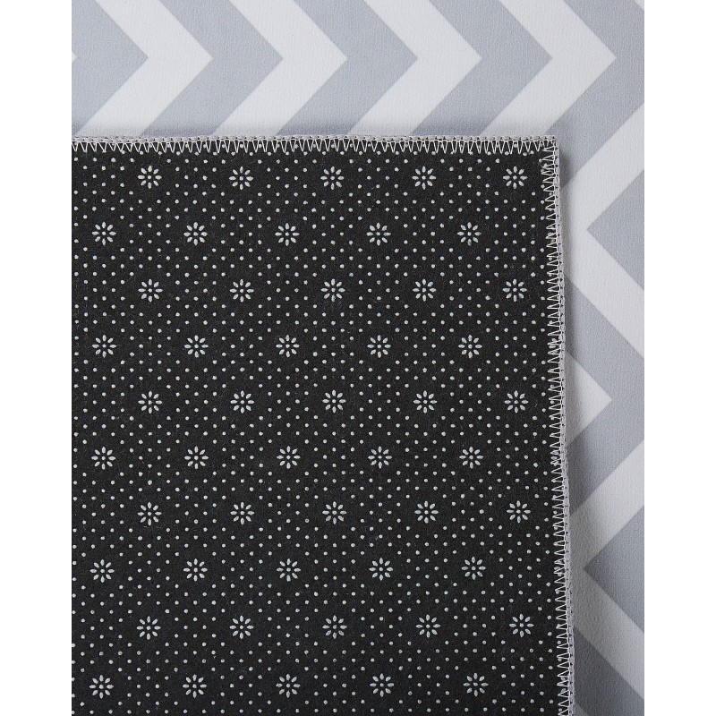 Dywan 80 x 200 cm biało-szary SAIKHEDA