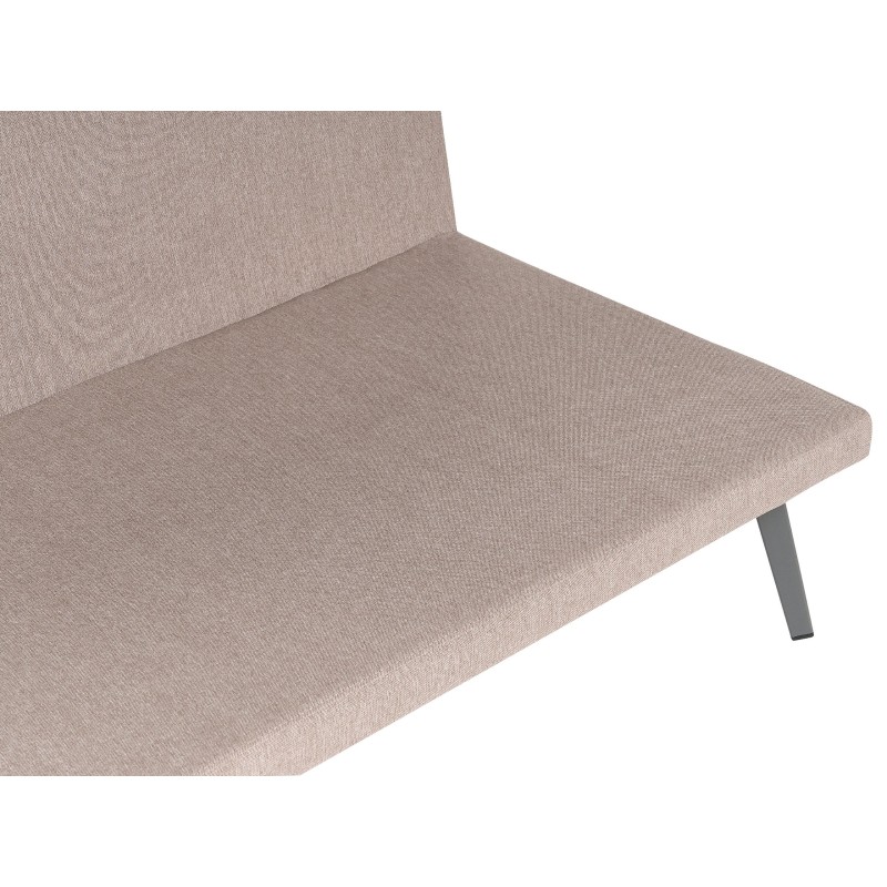 Sofa ogrodowa 3-osobowa lewostronna beżowa LORETELLO