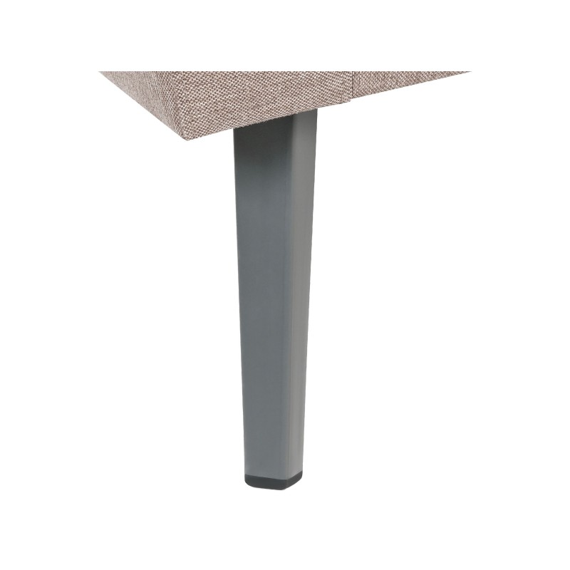 Sofa ogrodowa 3-osobowa lewostronna beżowa LORETELLO