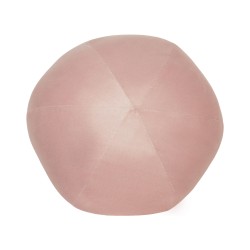 Poduszka dekoracyjna SALVIA Welur 30 x 30 cm Różowy Jednolity