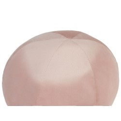 Poduszka dekoracyjna SALVIA Welur 30 x 30 cm Różowy Jednolity