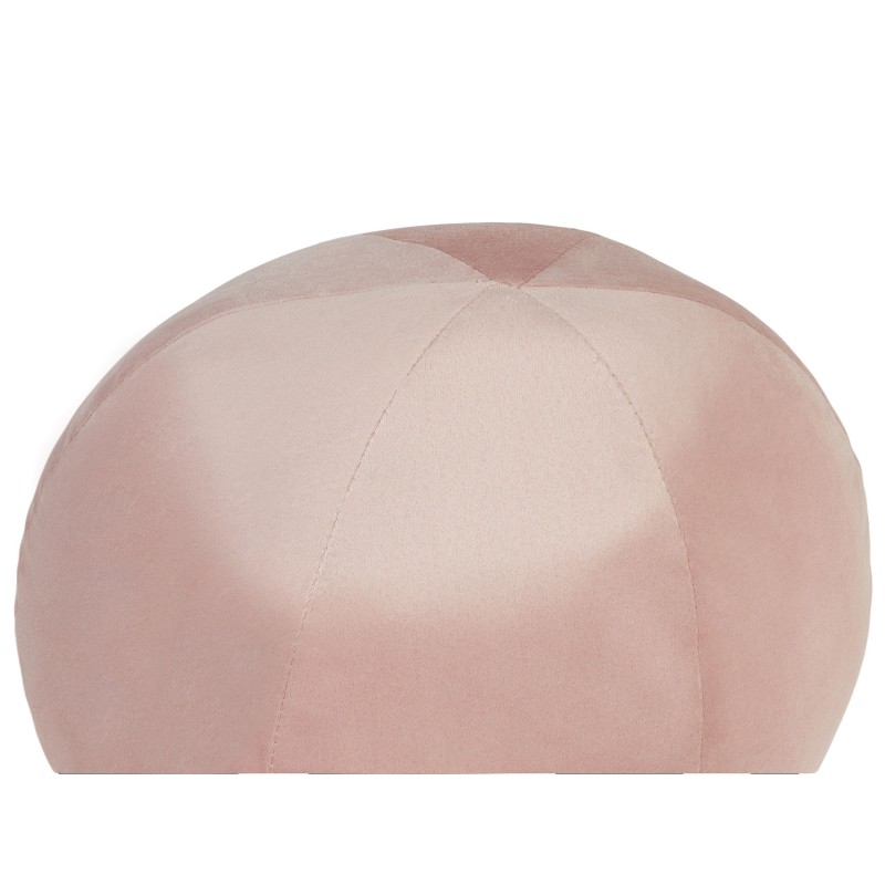 Poduszka dekoracyjna SALVIA Welur 30 x 30 cm Różowy Jednolity