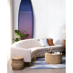 Poduszka dekoracyjna TILIA Bawełna 45 x 45 cm Niebieski Wzór geometryczny