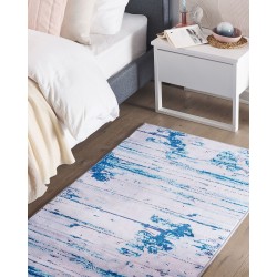 Dywan 80 x 150 cm niebieski BURDUR