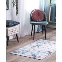 Dywan 80 x 150 cm niebieski BURDUR