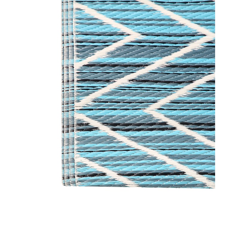 Dywan zewnętrzny 120 x 180 cm niebieski BALOTRA