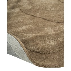 Dywan z wiskozy 160 x 160 cm zielony KASBO