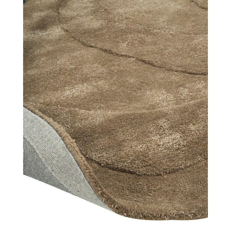 Dywan z wiskozy 160 x 160 cm zielony KASBO