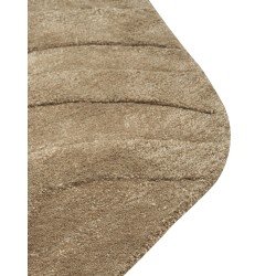 Dywan z wiskozy 160 x 160 cm zielony KASBO