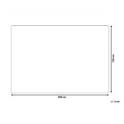 Narzuta na łóżko KAZY Bawełna 150 x 200 cm Beżowy