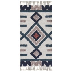 Dywan bawełniany 80 x 150 cm wielokolorowy KOZLU