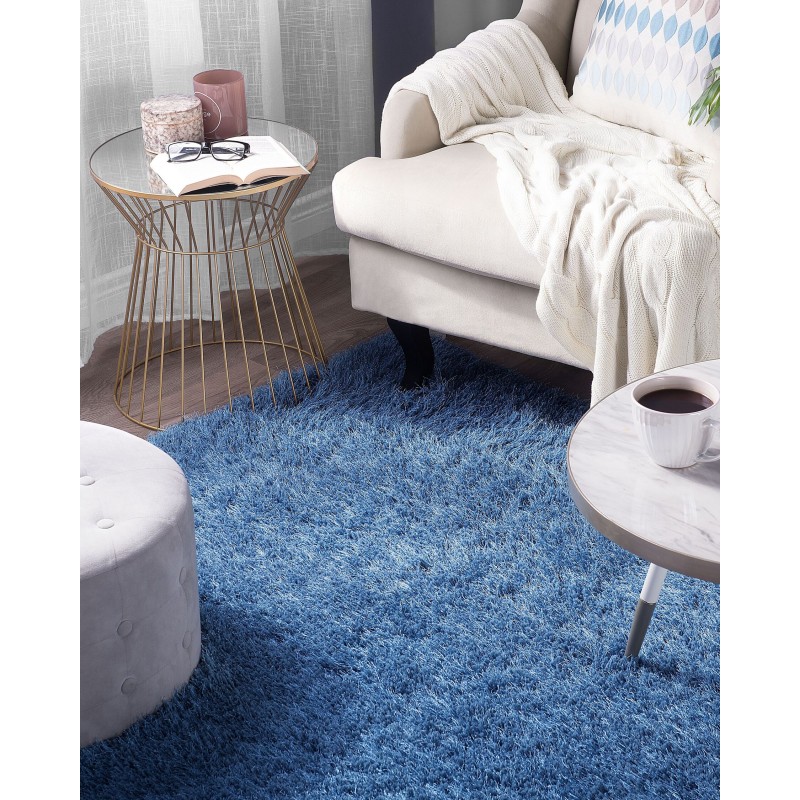 Dywan shaggy 160 x 230 cm niebieski CIDE