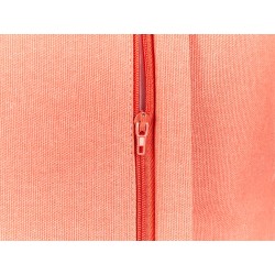 Zestaw 2 poduszek dekoracyjnych NORI Welur 45 x 45 cm Koralowy Wzór roślinny