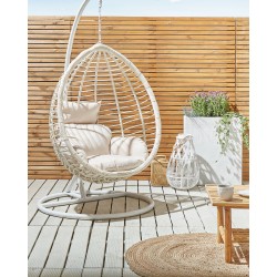 Dywan okrągły z juty ⌀ 120 cm beżowy MENEMEN