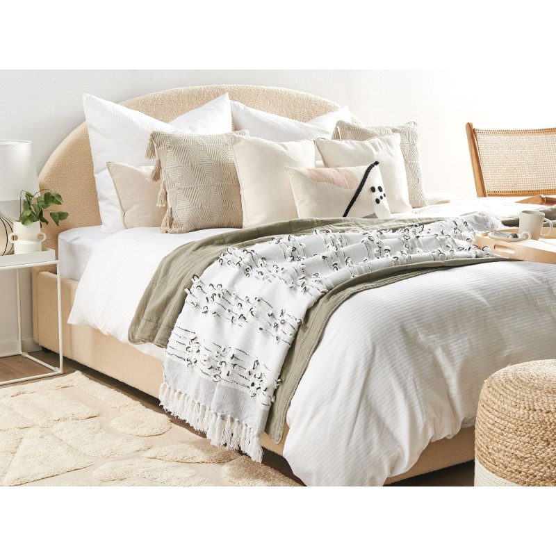 Koc YAMALAK 130 x 150 cm Jasnoszary