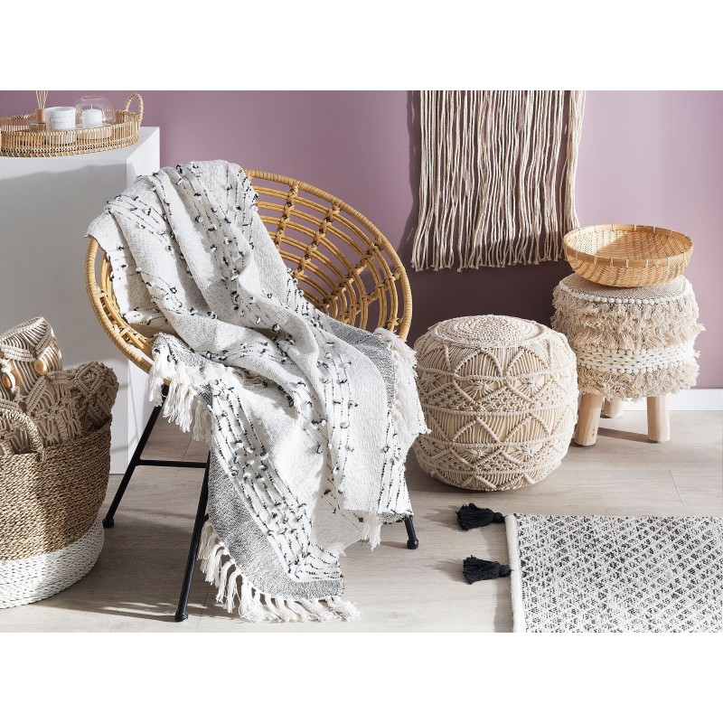 Koc YAMALAK 130 x 150 cm Jasnoszary