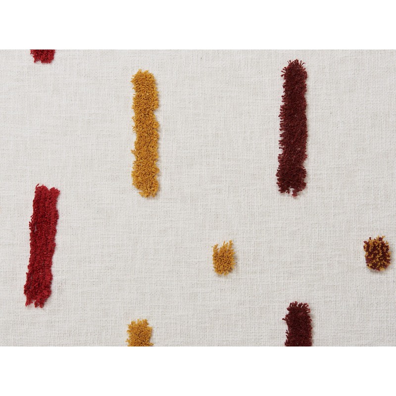 Koc ALAPPUZHA Bawełna 130 x 180 cm Biały