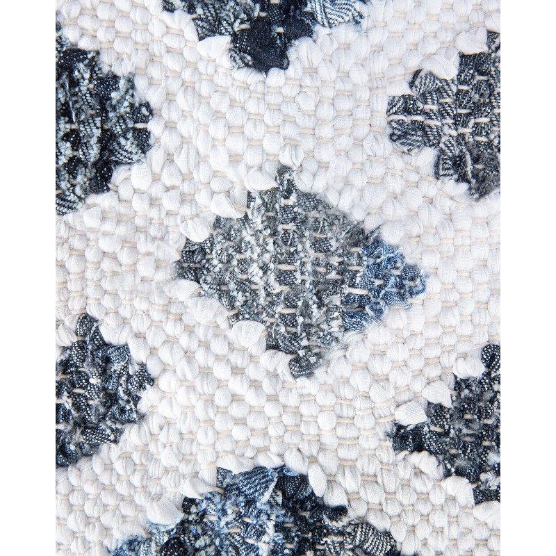 Dywan bawełniany 140 x 200 cm niebieski ADIYAMAN