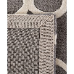 Dywan wełniany 80 x 150 cm szary ZILE