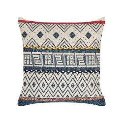 Zestaw 2 poduszek dekoracyjnych SOUK Bawełna 50 x 50 cm Kolorowy Wzór geometryczny