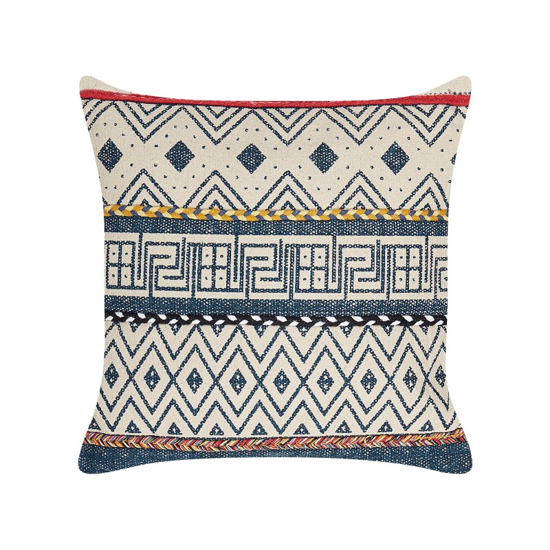 Zestaw 2 poduszek dekoracyjnych SOUK Bawełna 50 x 50 cm Kolorowy Wzór geometryczny