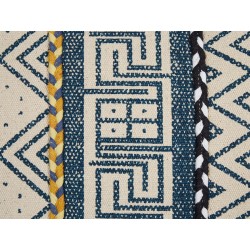 Zestaw 2 poduszek dekoracyjnych SOUK Bawełna 50 x 50 cm Kolorowy Wzór geometryczny