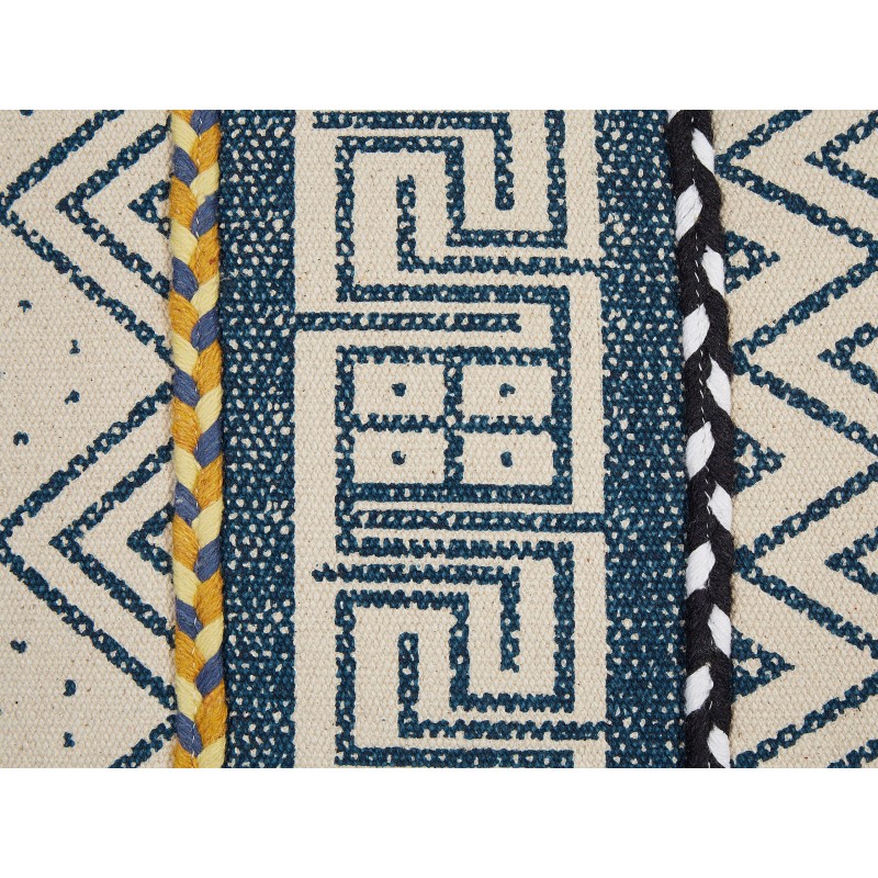 Zestaw 2 poduszek dekoracyjnych SOUK Bawełna 50 x 50 cm Kolorowy Wzór geometryczny