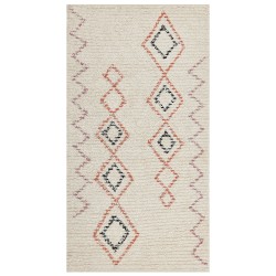 Dywan bawełniany 80 x 150 cm beżowy GUWAHATI