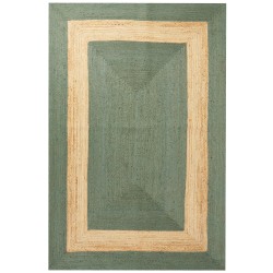 Dywan z juty 200 x 300 cm zielony KARAKUYU