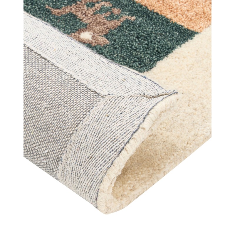 Dywan wełniany gabbeh 80 x 150 cm wielokolorowy SARILAR