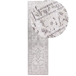 Dywan bawełniany 80 x 300 cm beżowy SELLIK