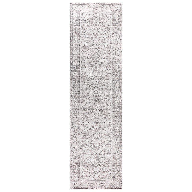 Dywan bawełniany 80 x 300 cm beżowy SELLIK