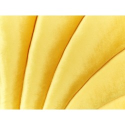 Poduszka dekoracyjna CONSOLIDA Welur 47 x 35 cm Żółty Jednolity