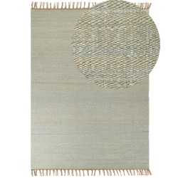 Dywan z juty 160 x 230 cm zielony LUNIA