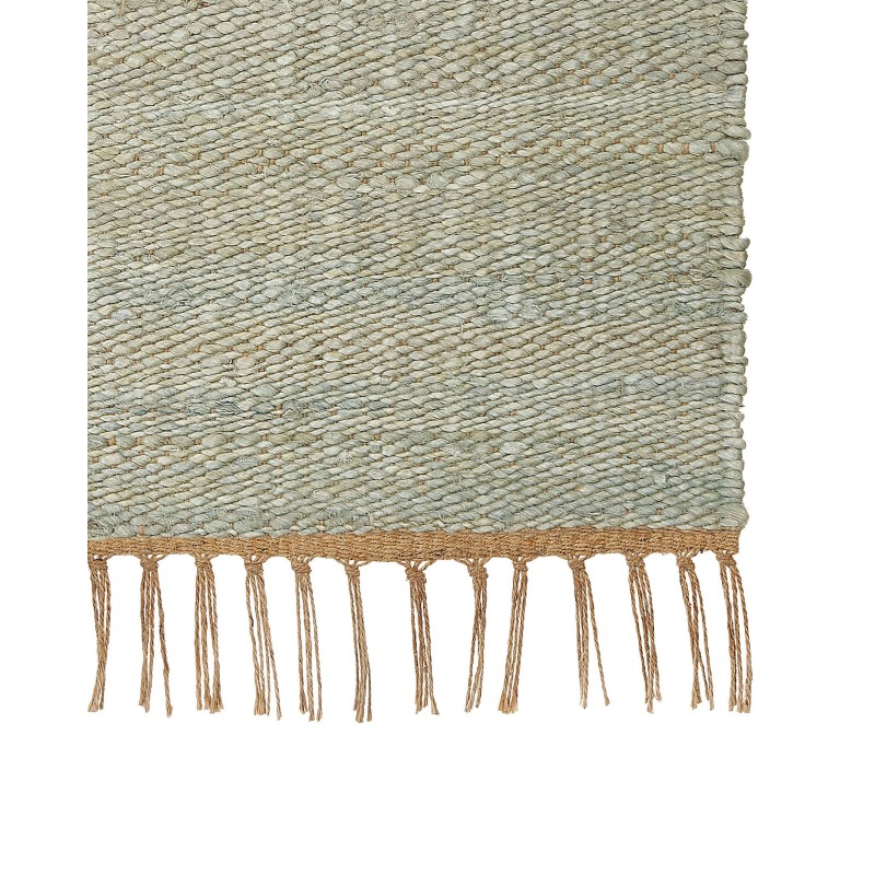 Dywan z juty 160 x 230 cm zielony LUNIA