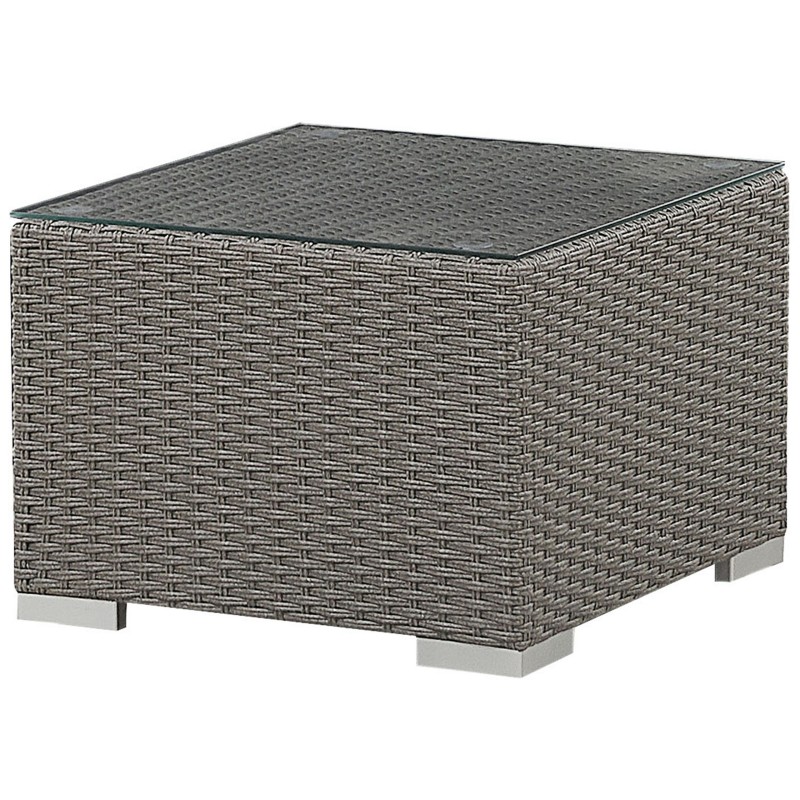 Zestaw ogrodowy ze stolikiem dla 8 osób MAESTRO Modułowy Technorattan Beżowoszary