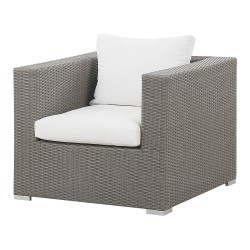 Zestaw ogrodowy ze stolikiem dla 8 osób MAESTRO Modułowy Technorattan Beżowoszary